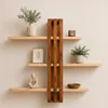 MG Design Wandregal Holz Pflanzenregal Boho 60 x 70 cm - Produktbild-Vorschau 2
