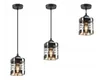 Three pendant lights are displayed against a white background. Produktbild-Vorschau
