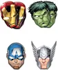 Masques en papier découpé Mighty Avengers Voir les images du produit 4