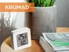 KRUMAD Cyfrowy termometr higrometr wewnętrzny, mini Podgląd zdjęcia produktu 2