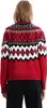 Damen Rollkragenpullover in Rot mit Kontrastdetails und Produktbild-Vorschau 4
