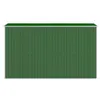 vidaXL Casetta da giardino Verde 192x357x223 cm Acciaio Anteprima dell’immagine prodotto 5