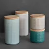 SPRINGLANE Keramik Vorratsdosen mit Holzdeckel Mint, Produktbild-Vorschau 5