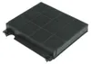 A square black carbon filter for a cooker hood. Produktbild-Vorschau
