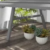 Outsunny Gartenbank 2 Sitzer Parkbank, Sitzbank, Balkonbank Produktbild-Vorschau 9