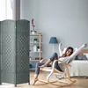 Paravento Relaxdays, 3 pannelli, divisorio pieghevole, HxL Anteprima dell’immagine prodotto 3