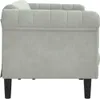 vidaXL Sofa 3-Sitzer Hellgrau Samt Produktbild-Vorschau 6