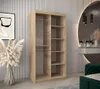 A modern bedroom or dressing room setting with a wardrobe, artwork, and a vanity area. Náhled obrázku produktu