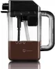 A close-up view of a coffee machine water tank filled with brown liquid. Produktbild-Vorschau