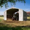 TOOLPORT Abri foin 6x6 m bâche en PVC 850N abri résistant Voir les images du produit 3
