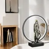 Gilde Tischleuchte (LED), rund, "Herzleuchten", Paarmotiv, Anteprima dell’immagine prodotto 3