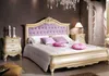 Casa Padrino Luxus Barock Doppelbett Lila / Cremefarben / Produktbild-Vorschau 2