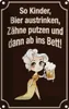 vianmo Blechschild 30x20 cm so Kinder Bier austrinken und Produktbild-Vorschau 1
