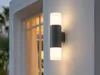 Moderne LED Außenwandleuchte Up and Down, Aluminium in Produktbild-Vorschau 6
