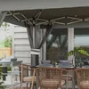 Outsunny Faltpavillon ca. 3 x 3 m, Pavillon mit LED, 4 Produktbild-Vorschau 9