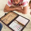 Mahjong Gesellschaftsspiel mit Koffer Set Produktbild-Vorschau 15