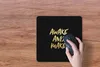 MuchoWow® Mauspad Mousepad Zitat - Kreativ - Gold - Schwarz Produktbild-Vorschau 3
