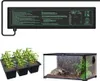 A collage showing a seedling heat mat, a tray of seedlings, and a terrarium with a reptile. Produktbild-Vorschau