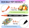 Set de stylos pinceaux doubles 100 couleurs, set de feutres Voir les images du produit 2
