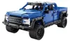 CADA Modellbausatz Offroad-Retro-Reibungsfahrzeug - Blau Produktbild-Vorschau 2