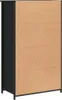 vidaXL Highboard Black 62x32x103,5 cm odvodený výrobok z Náhľad obrázku produktu 7