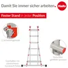 Hailo M80 Alu-Multifunktionsleiter - Mehrzweckleiter mit 4 Produktbild-Vorschau 5