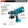 Akku Farbsprühsystem 3-in-1-Sprühbild Farbsprühgerät mit 2x Produktbild-Vorschau 2
