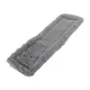 A gray fluffy mop head on a white background. Produktbild-Vorschau