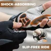 ROCKBROS Kurzfinger-Fahrradhandschuhe Atmungsaktiv Produktbild-Vorschau 5