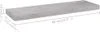 vidaXL Étagères flottantes 4 pcs. Gris béton 80x23,5x3,8 cm Voir les images du produit 18