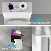 Strex Porte-Rouleau WC avec Tablette - Noir - Autocollant / Voir les images du produit 8