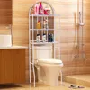 Toilettenregal WC-Regal Badezimmerregal 3 Ablagen Produktbild-Vorschau 2