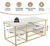 ProximaX lot de 2 tables basses, table d'appoint d'angle, Voir les images du produit 10