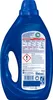 A close-up back view of a blue bottle of laundry detergent. Náhľad obrázku produktu