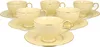 DUO ECRU 6er-Set Tassen 220 ml NINA mit Untertassen, New Produktbild-Vorschau 1