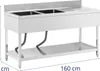 Expondo Royal Catering Spültisch - 2 Becken - Edelstahl - Produktbild-Vorschau 6