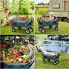 EUGAD Bollerwagen faltbar, für Camping Einkaufen, belastbar Produktbild-Vorschau 8