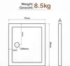 Aquamarin® Duschwanne - 90x70 cm, Superflach, Niedrig, Produktbild-Vorschau 6