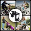 Fahrrad Flaschenhalter Schwarz 360° Drehbar Mit Klemme Produktbild-Vorschau 5