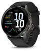 Garmin Venu 4 45mm Schwarz/Schiefergrau Silikon-Armband Produktbild-Vorschau 1