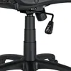 A close-up shot of the base and height adjustment mechanism of a black office chair. Náhled obrázku produktu