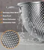 Küchensieb, Set von 3, Pasta Sieb mit Griff, Colander für Produktbild-Vorschau 2