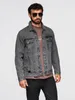 Ombre Jeansjacke mit Waschung grau S Produktbild-Vorschau 1