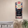 Mucola Wanduhr Dekouhr 30x80CM Tafel 3 Kleiderhaken Shabby Produktbild-Vorschau 3