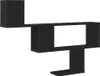 vidaXL Wandregal Schwarz Eichen-Optik 100x15x70 cm Produktbild-Vorschau 7