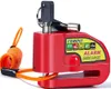 Bremsscheibenschloss Alarm Rot Alarm Disc Lock mit 1,2m Produktbild-Vorschau 1