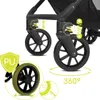 Lorelli NOIR Buggy bis 22 kg ultraleicht Einhand-Faltung Produktbild-Vorschau 4