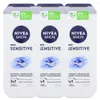3 x NIVEA MEN Sensitive Duschgel je 250ml 3in1 Pflegedusche Produktbild-Vorschau 1