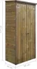 vidaXL Szopa na narzędzia z drewna sosnowego 85×48×177 cm Podgląd zdjęcia produktu 6