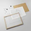 Gerahmtes Poster - Rahmen in heller Eiche - Stück Linear Produktbild-Vorschau 4